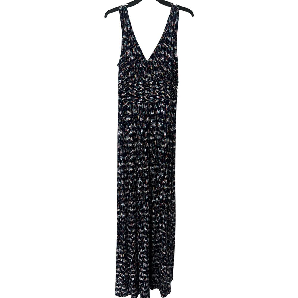 Lilly Pulitzer Sloane Maxi Dress in Oh Buoy Size Medium Navy Multicolored